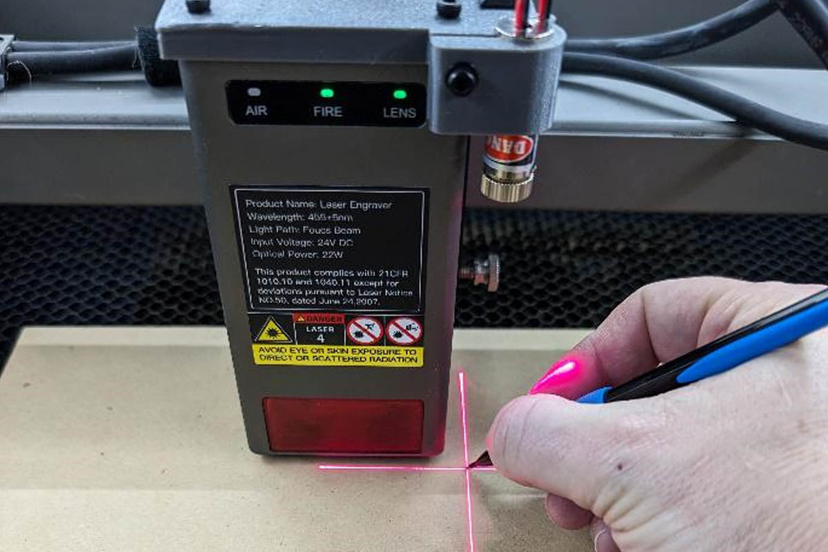 How to CrossHair for Laser Engraver? - Crealityfalcon