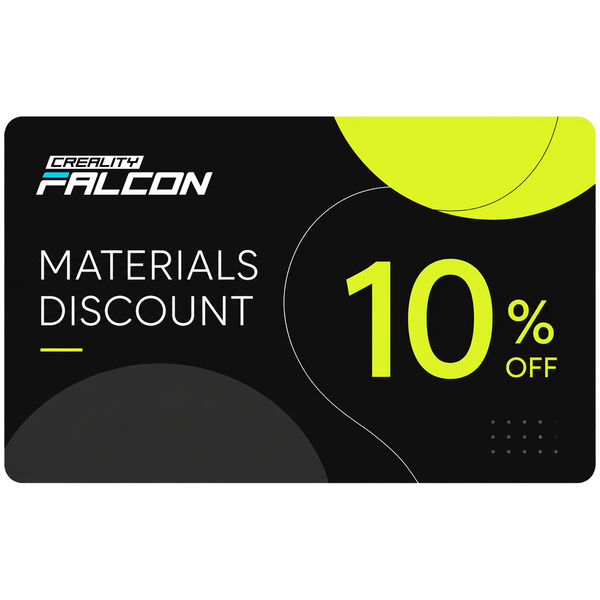 Creality Falcon Material Discount Card
