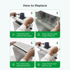 Use this four-step guide to replace the air filter in your Creality Falcon Filter Replacement for Smoke Purifier: 1. Unbuckle and remove the cover. 2. Take out the used filter. 3. Insert a compatible new filter. 4. Cover and secure the lid for optimal performance. Use this four-step guide to replace the air filter in your Creality Falcon Filter Replacement for Smoke Purifier: 1. Unbuckle and remove the cover. 2. Take out the used filter. 3. Insert a compatible new filter. 4. Cover and secure the lid for optimal performance.
