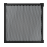 The Creality Falcon Honeycomb Workbench for Falcon Laser Engraver (500mm x 500mm) features a sturdy metal mesh in a black frame with rounded corners, designed to enhance heat dissipation and maximize airflow for efficient engraving.