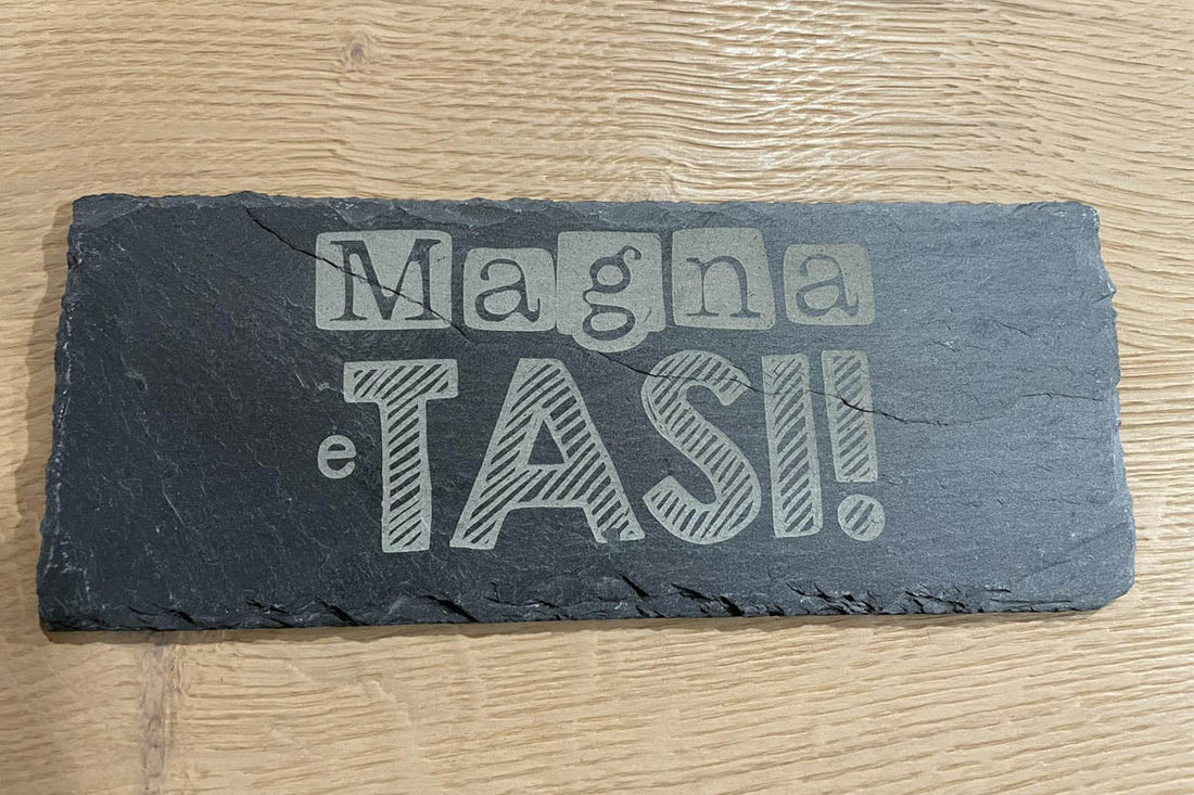 Laser Engraving a Slate