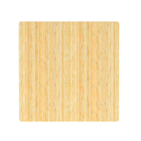 Falcon 8x8x1/8'' Natural Bamboo Board for Laser Engraver and Cutter (10pcs)