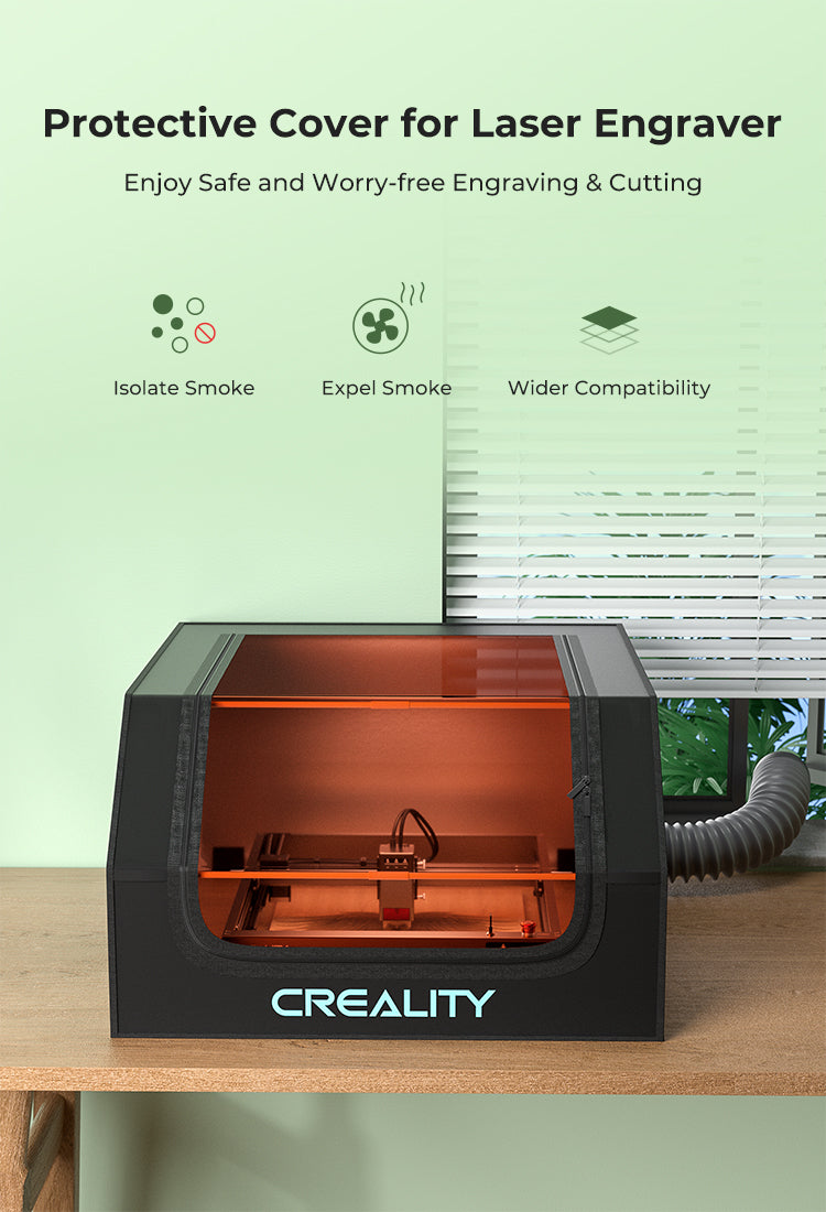 Creality Laser Engraver Enclosure Pro 720x720x400mm Fireproof and