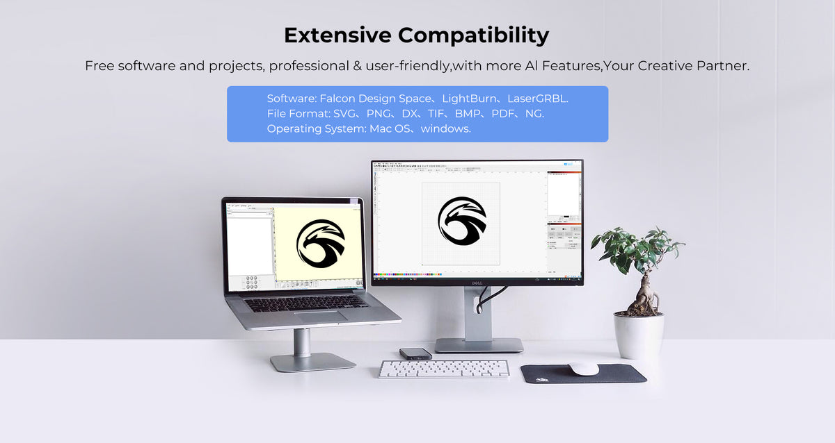 Creality Falcon Software Download Center | Falcon Design Space