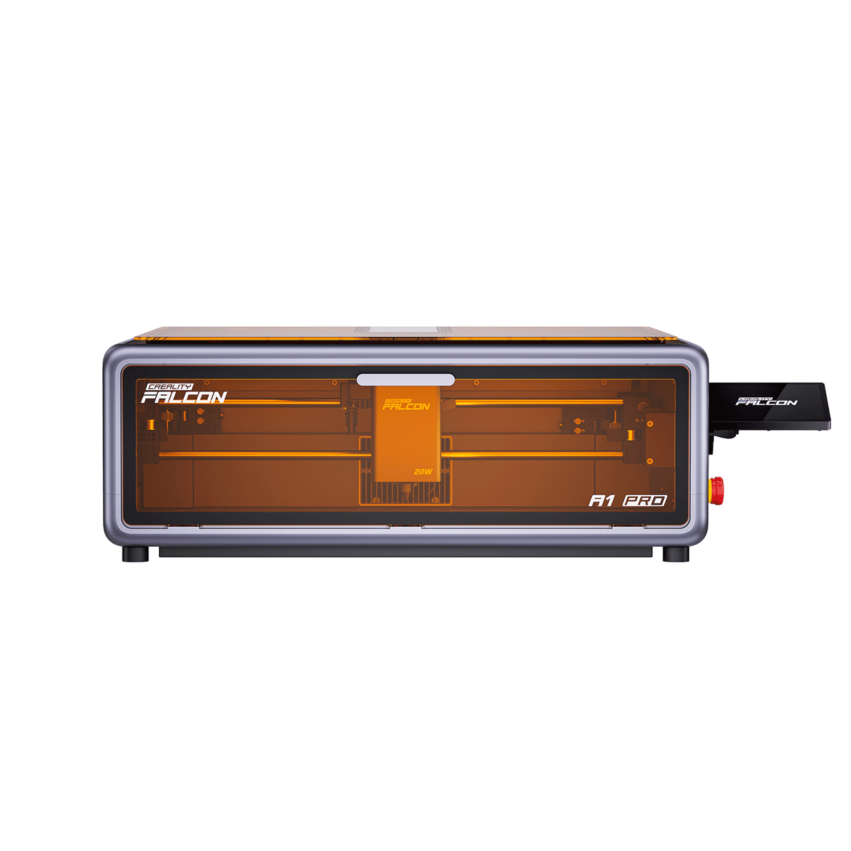 Creality Falcon A1 Pro 20W kapalı lazer makinesi ve dokunmatik ekranı