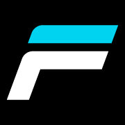 The CrealityFalcon logo features a stylized letter "F" on a black background, with a light blue top segment and white bottom segment, both rounded—referencing their "Exchange the product and cover the price difference" offer.