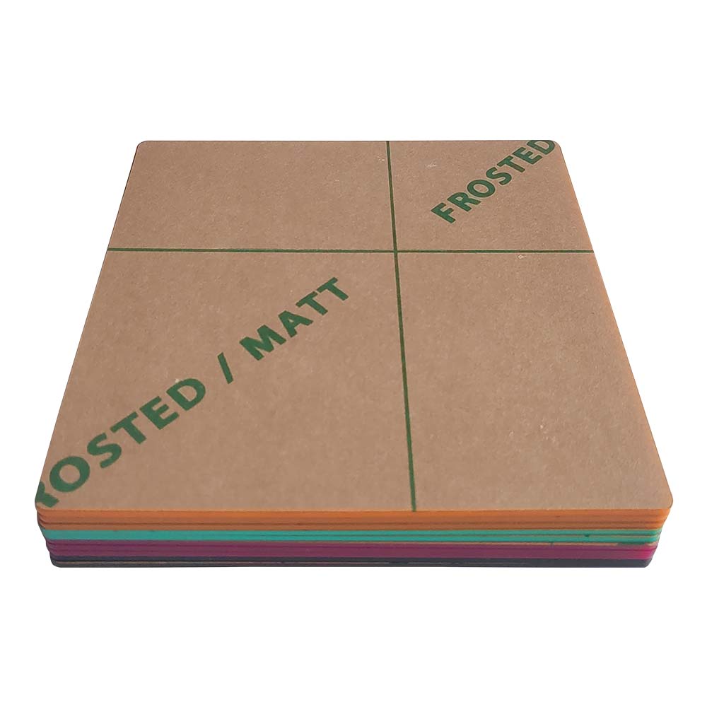 6'' Frosted Acrylic Sheets 20 Pack