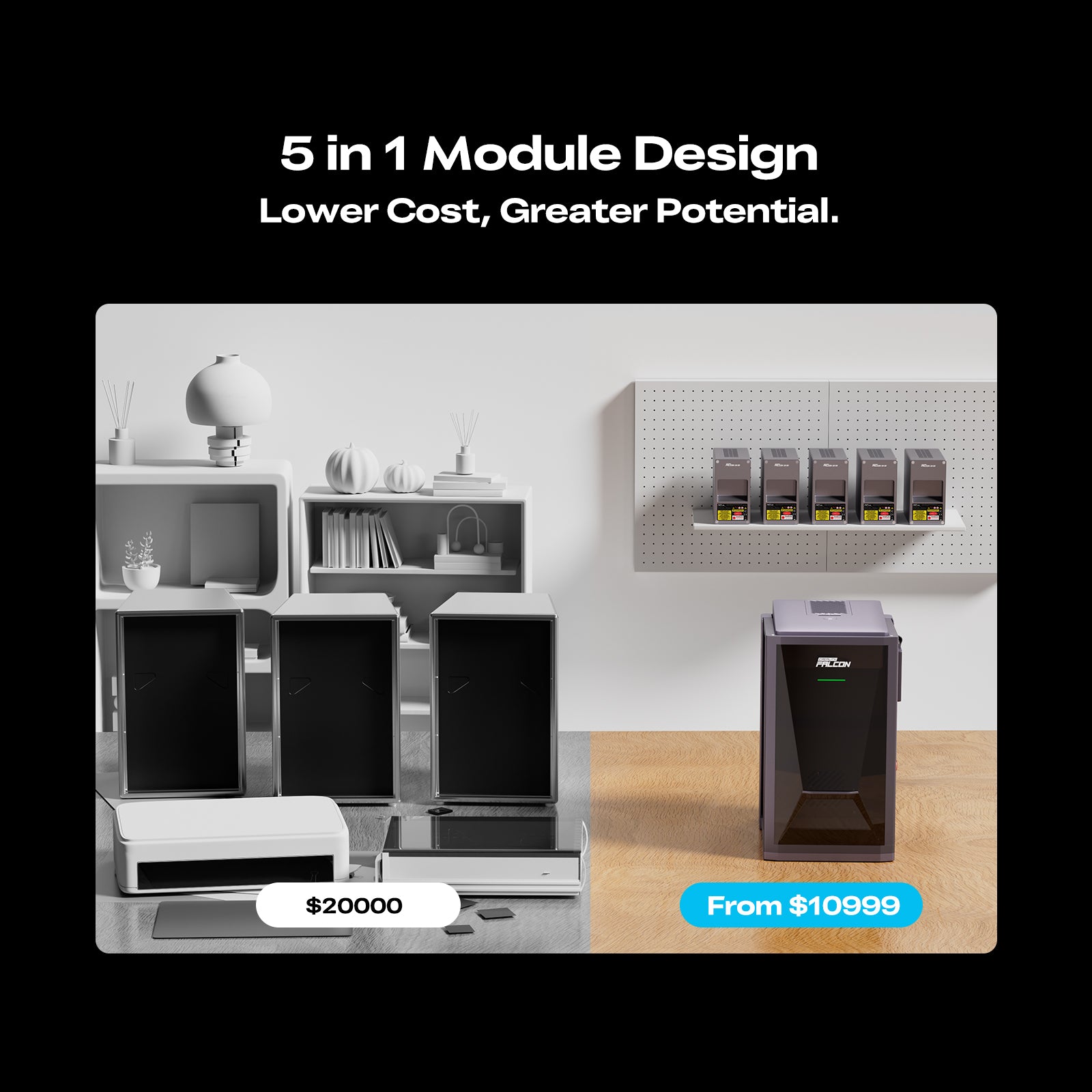 Creality Falcon T1 5-in-1 Laser Engraver