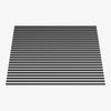 The CrealityFalcon Creality Fence Type Protection Strip features evenly spaced, parallel black bars arranged horizontally on a white background, forming a minimalist, striped design.