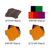 Creality Falcon's 36-piece mega pack includes walnut plywood and colorful acrylic sheets: 6 pieces (12x12x1/5"), 10 pieces (8x8x1/8"), 10 pieces (8x8x1/8"), and 10 pieces (12x12x1/8")—ideal for laser engraving and cutting.
