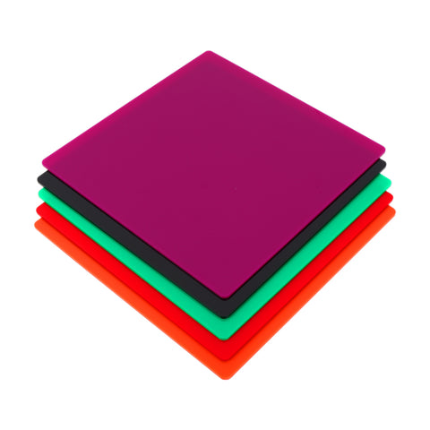 Falcon Series Opaque Glossy Colorful Acrylic Sheets（10pcs）
