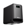 The Creality Falcon AP1 Smoke Purifier, a sleek black cube-shaped device with a digital display and "Falcon" label on the front, is shown against a plain white background.