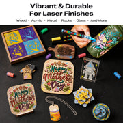 12 Multicolor Acrylic Paint Markers