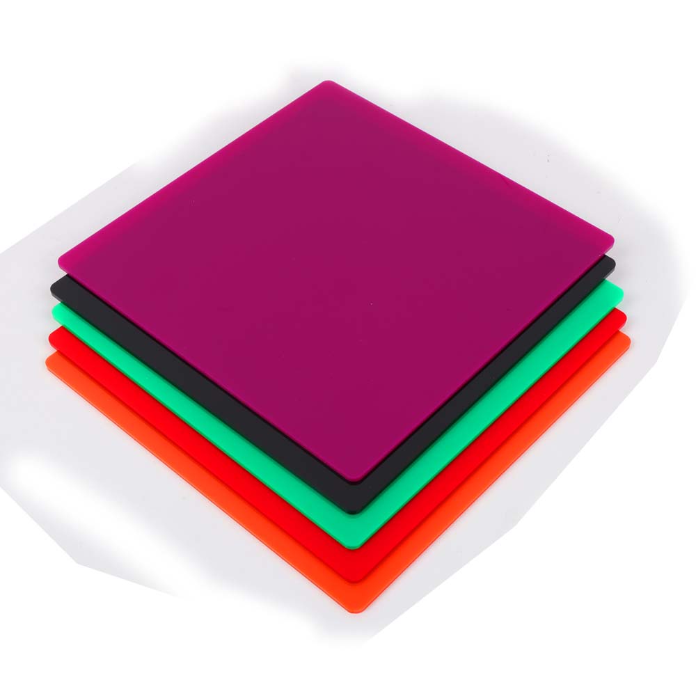 6'' Opaque Glossy Acrylic Sheets 20 Pack