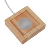 4Pcs Led Wood Display Stand for 3D Crystal