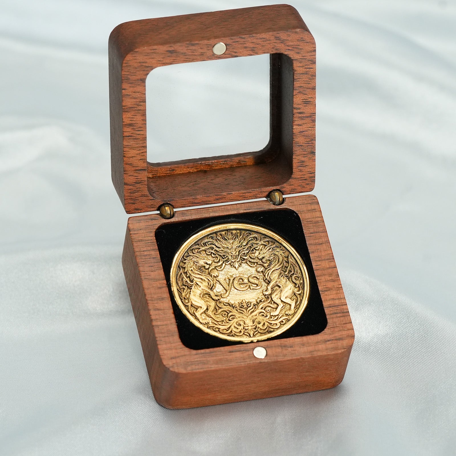 6Pcs Blank Brass Coins for Laser Engravering
