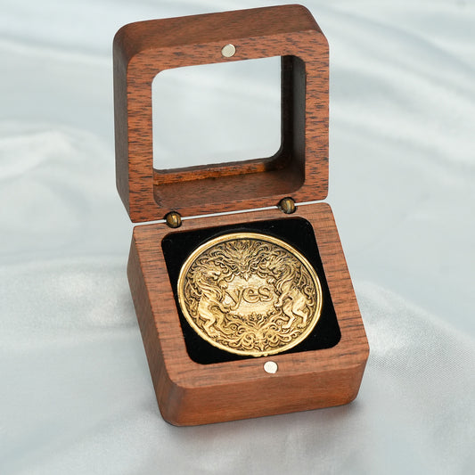 6Pcs Blank Brass Coins for Laser Engravering 1600