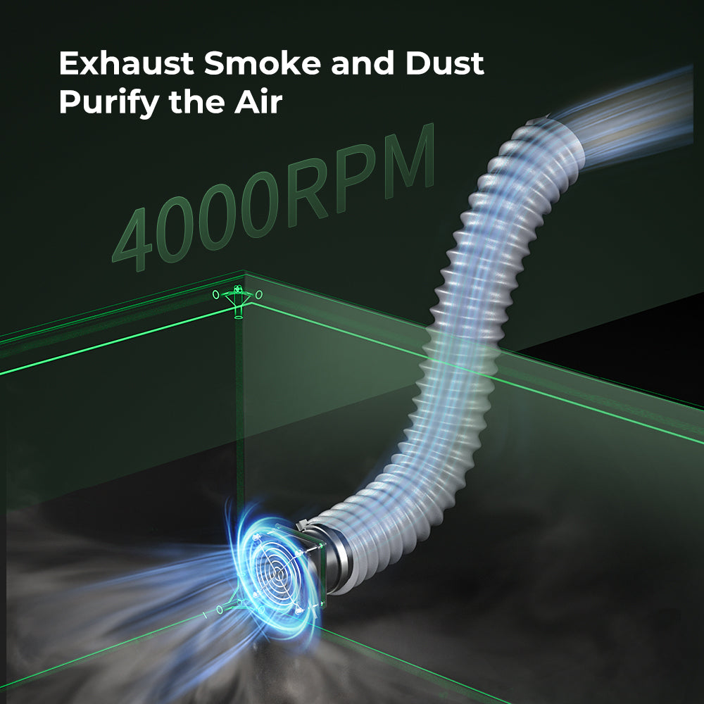 Foldable Enclosure for Laser Engraver Flame Retardant Smoke-Proof