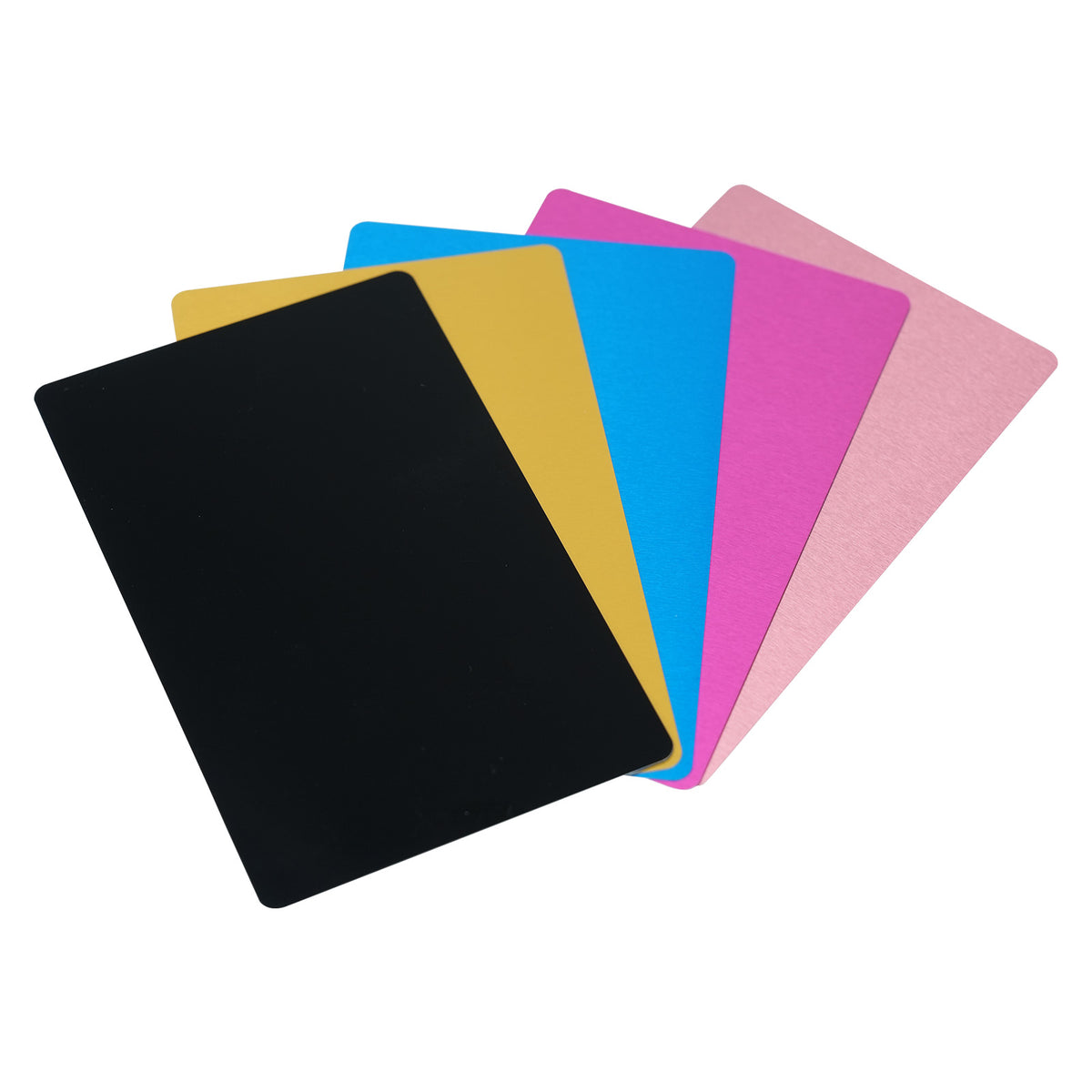Aluminum Business Card for Laser Engravering 5Colors 200Pcs
