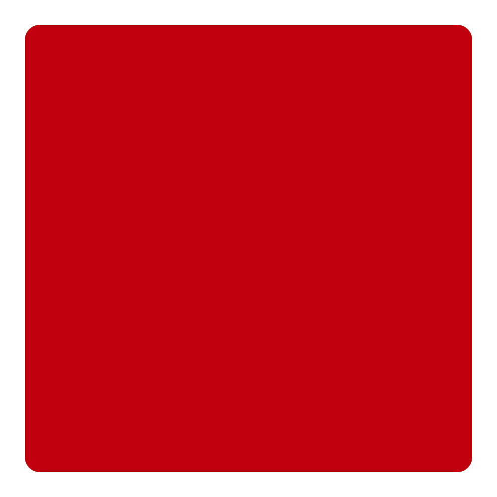 A Creality Falcon 12x12x1/8'' opaque glossy red acrylic sheet with rounded corners, sold in a 10-pack for intelligent recognition.