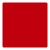 A Creality Falcon 12x12x1/8'' opaque glossy red acrylic sheet with rounded corners, sold in a 10-pack for intelligent recognition.