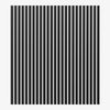 The CrealityFalcon Creality Fence Type Protection Strip features evenly spaced, vertical black bars on a white background, forming a striped pattern reminiscent of a barcode or optical illusion.