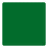 A 12x12x1/8'' solid green acrylic sheet from Creality Falcon, part of a 10-piece set of opaque, glossy, colorful sheets with slightly rounded corners and no visible text or features.