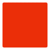 A 12x12x1/8'' solid red opaque glossy acrylic sheet with rounded corners from Creality Falcon, sold in a 10-piece pack.