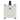 Front view of the Creality Falcon Smoke Purifier by Creality Falcon, designed for indoor use with a control panel, central dial, indicator lights, and large exhaust port to filter smoke and dust. The white unit features small wheels on the bottom corners.