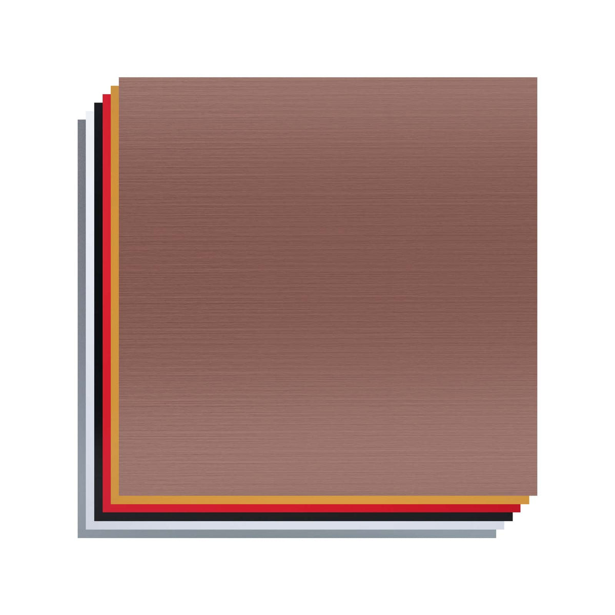 20Pcs Double Color ABS Sheets 12"*12"*0.05"
