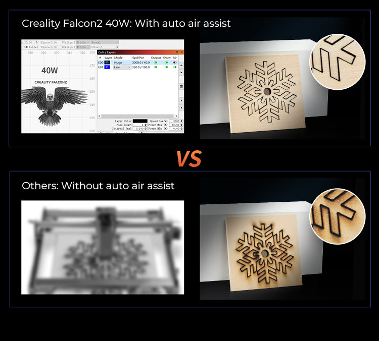 Creality Laser Falcon 2 Engraver (40W) - AzureFilm