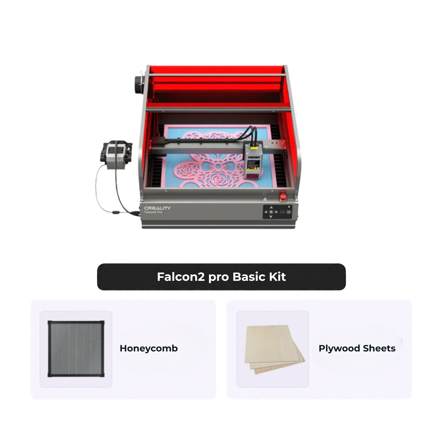 Falcon2 Pro 22W/40W/60W Enclosed Laser Engraver and Cutter Basic Kit