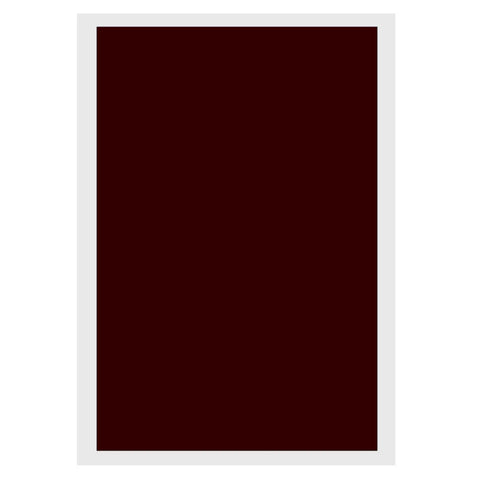 A completely dark maroon rectangle framed by a thin light gray border, reminiscent of precision craftsmanship. The maroon area occupies almost the entire space within the frame, creating a stark contrast with the lighter border. The effect is akin to an engraver's meticulous laser work, much like the 10pcs Laser Carved Colored Paper Ceramic Stone Material Color Paper for Falcon Laser Engraving by CrealityFalcon.