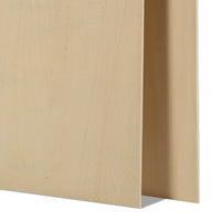 A close-up view of two sheets of 10pcs Plywood Sheets 1/8