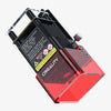 The "Creality Falcon" Laser Module 1.6W for More Detail Projects boasts a red and black design with safety warnings and specifications, visible screws, and a clear top cover. It's designed for Falcon Safe use and ensures compatibility with various machines.
