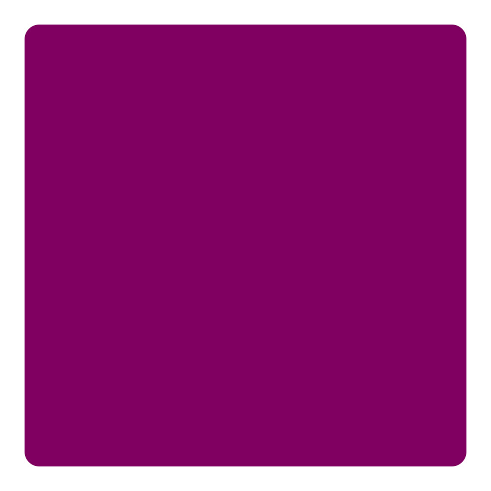 A 12x12x1/8'' opaque glossy acrylic sheet by Creality Falcon, square with rounded corners in deep purple or magenta, featured against a white background. Pack includes 10 colorful sheets with intelligent recognition.