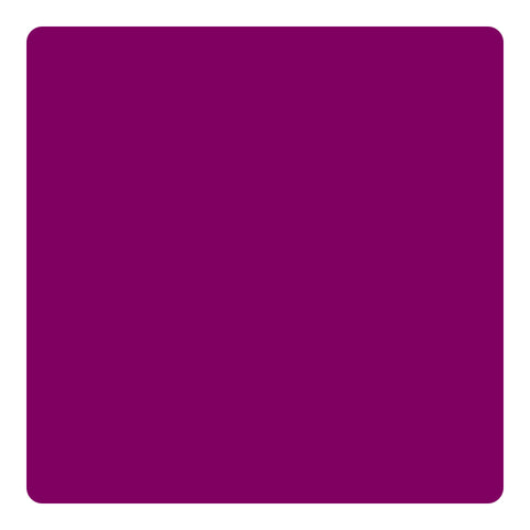 A 12x12x1/8'' opaque glossy acrylic sheet by Creality Falcon, square with rounded corners in deep purple or magenta, featured against a white background. Pack includes 10 colorful sheets with intelligent recognition.
