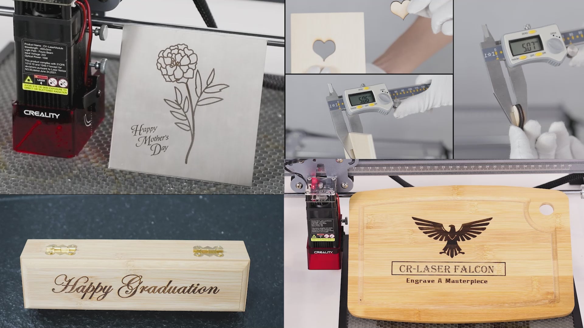 Falcon 5W CR-Laser Engraver and Cutter