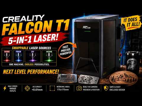 Creality Falcon T1 5-in-1 Laser Engraver